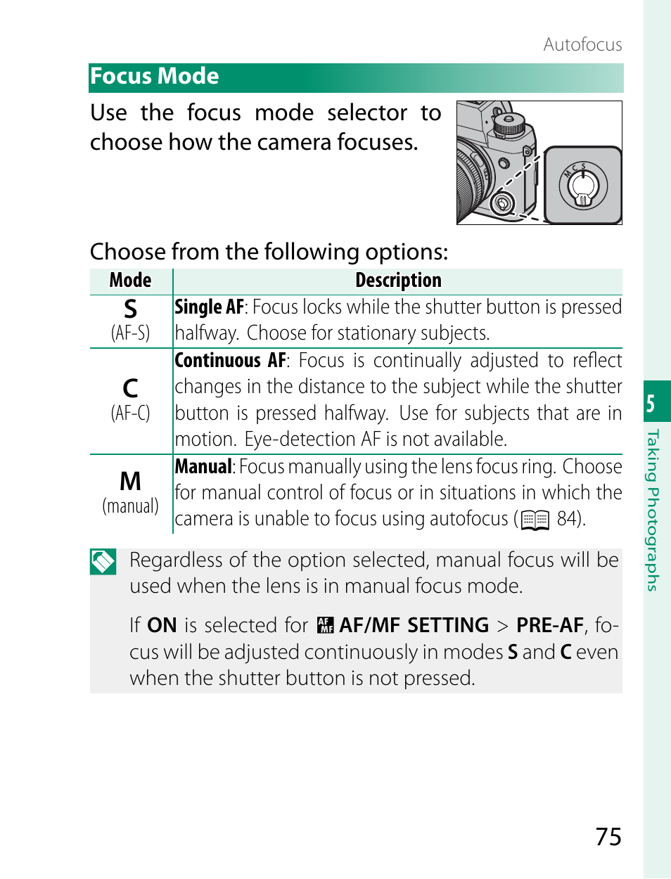 FujiFilm X-T2 User Manual | Page 97 / 368