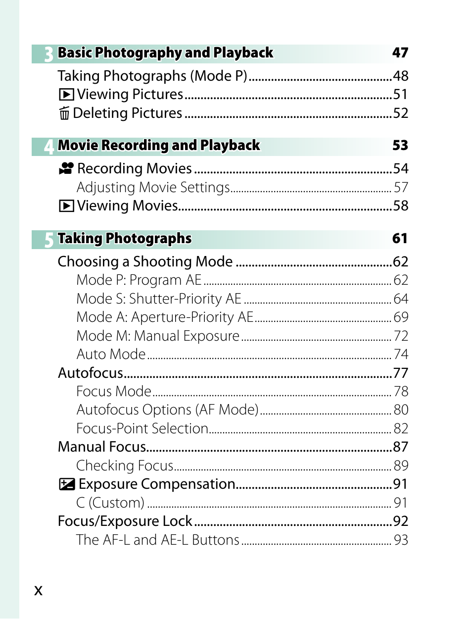 FujiFilm X-T20 User Manual | Page 10 / 356