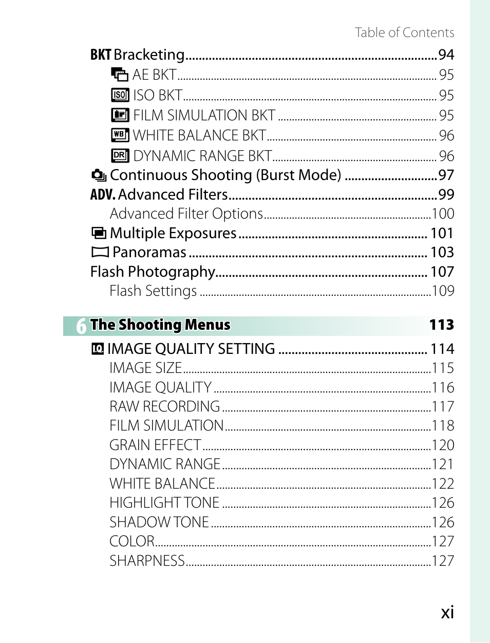 FujiFilm X-T20 User Manual | Page 11 / 356