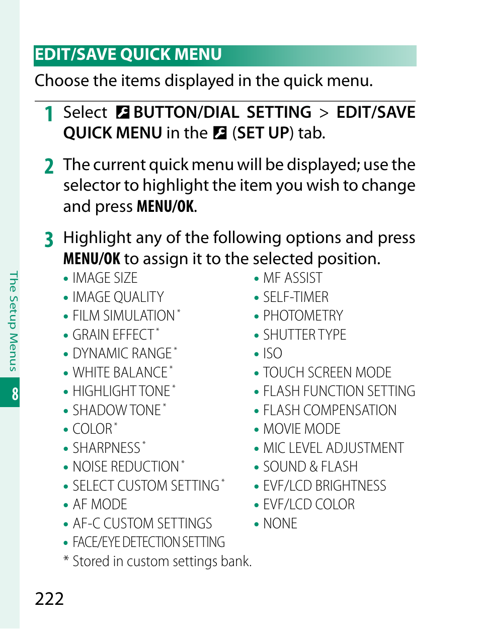 FujiFilm X-T20 User Manual | Page 242 / 356