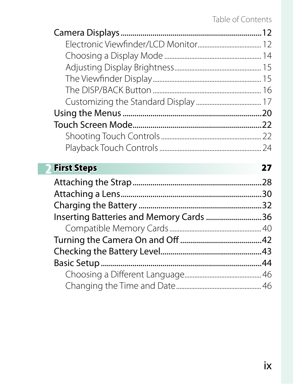 FujiFilm X-T20 User Manual | Page 9 / 356