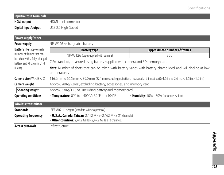 FujiFilm X-M1 User Manual | Page 141 / 148