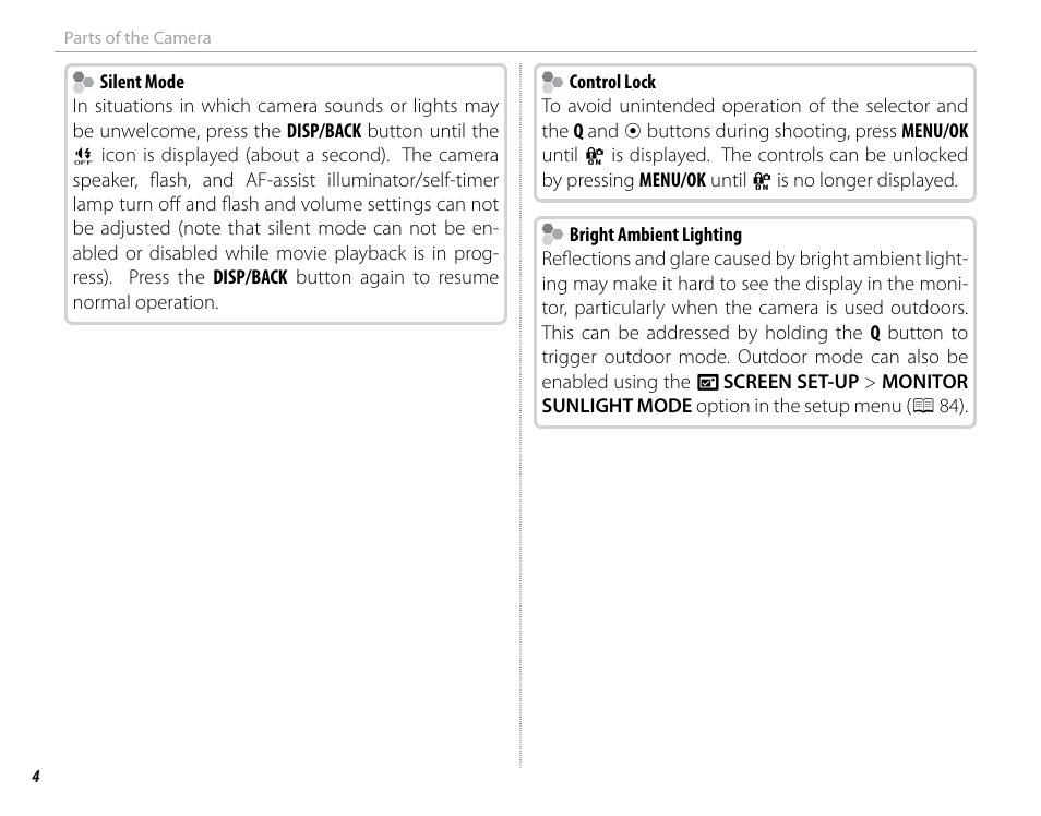 FujiFilm X-M1 User Manual | Page 20 / 148