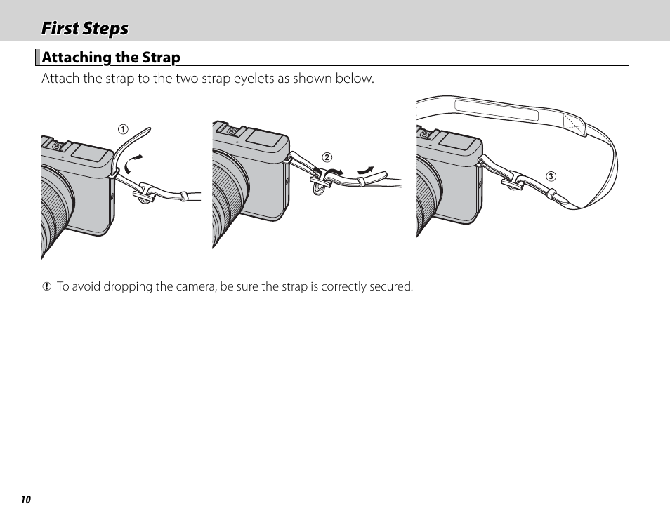 First steps | FujiFilm X-M1 User Manual | Page 26 / 148