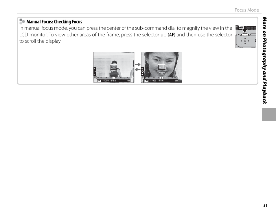 Focus mode | FujiFilm X-M1 User Manual | Page 67 / 148