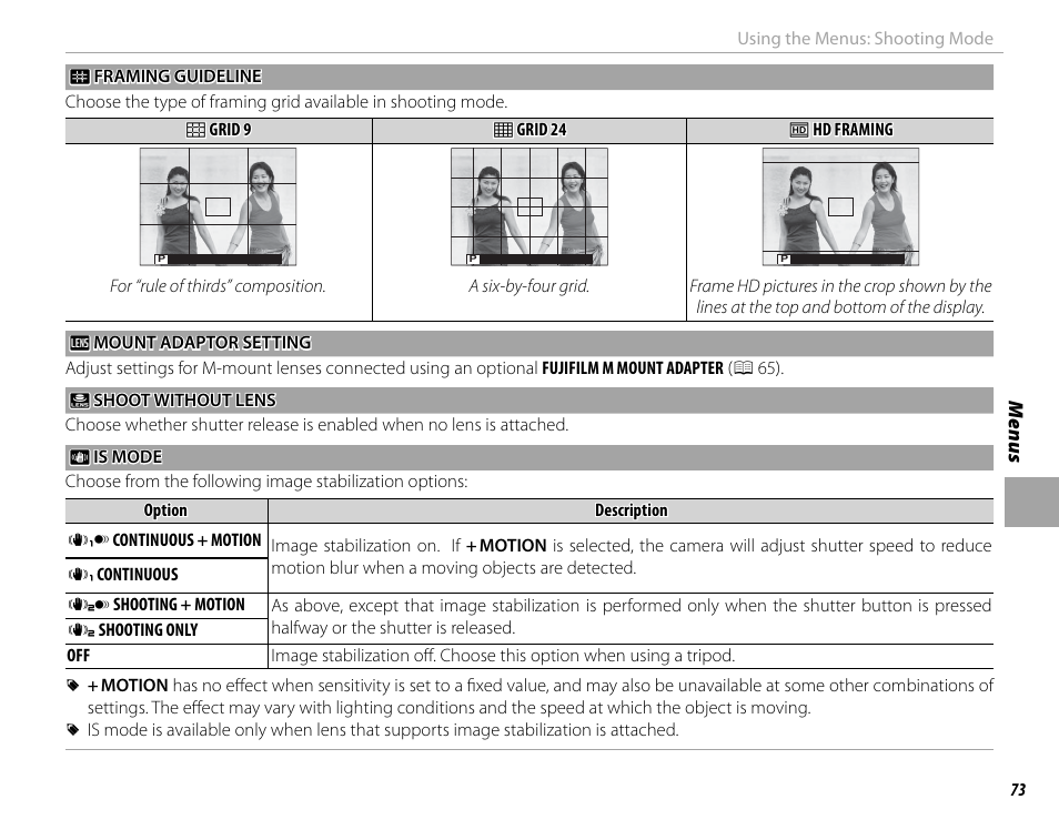 FujiFilm X-M1 User Manual | Page 89 / 148