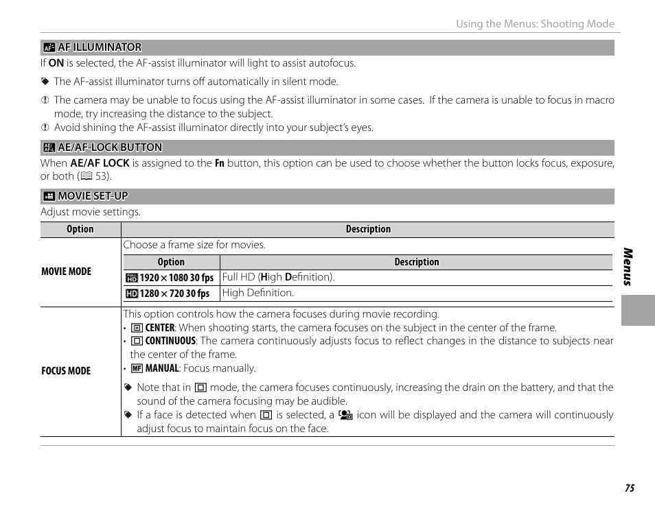 FujiFilm X-M1 User Manual | Page 91 / 148