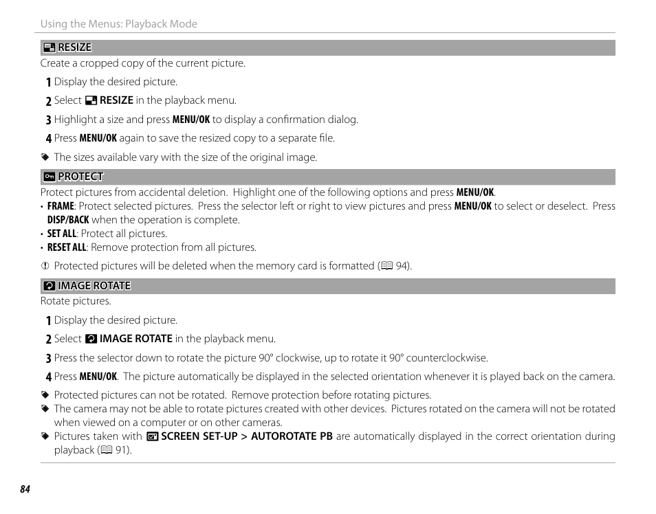 FujiFilm X-T1 User Manual | Page 100 / 152