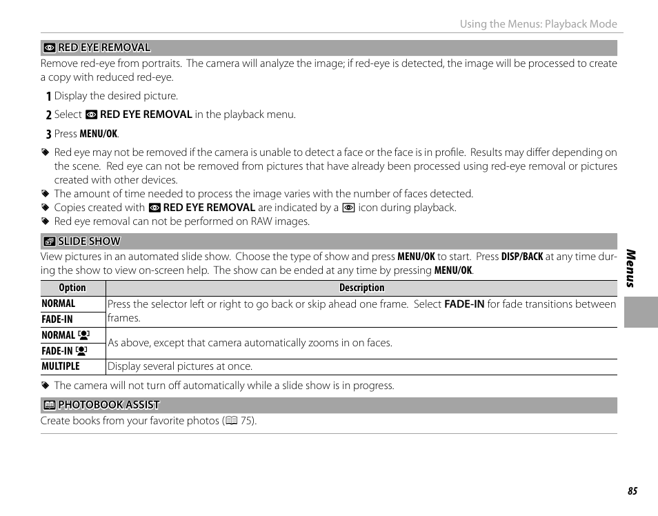 FujiFilm X-T1 User Manual | Page 101 / 152