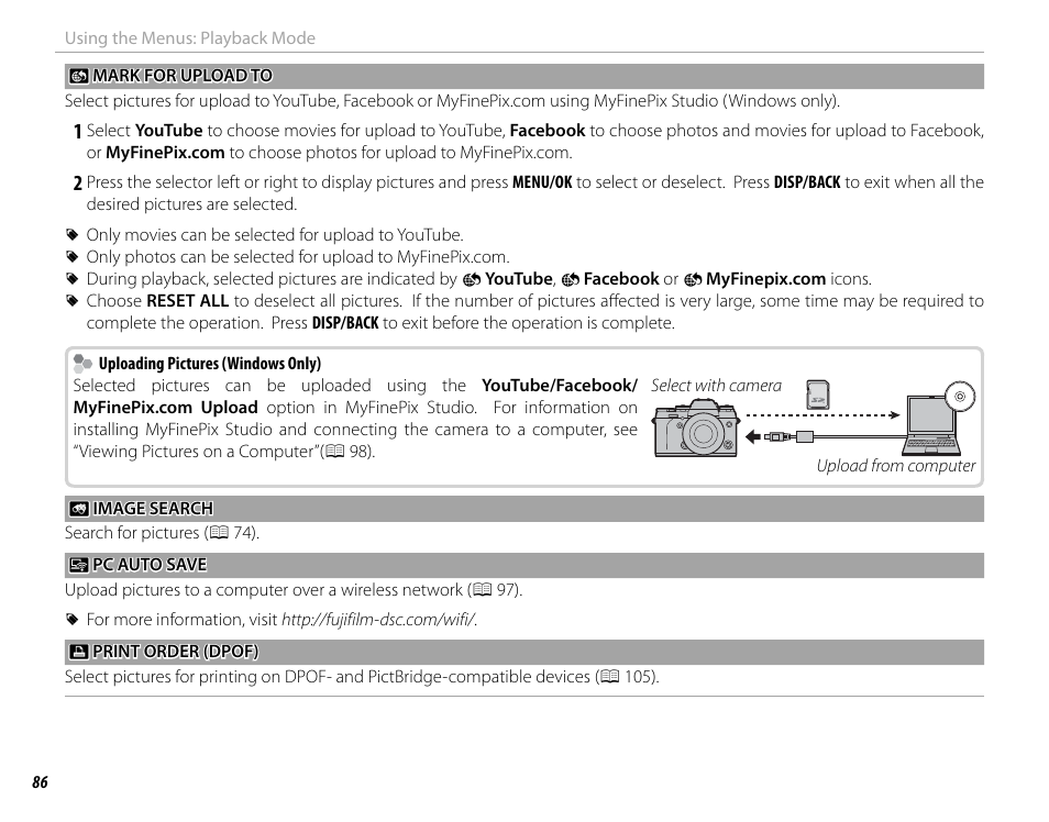 FujiFilm X-T1 User Manual | Page 102 / 152