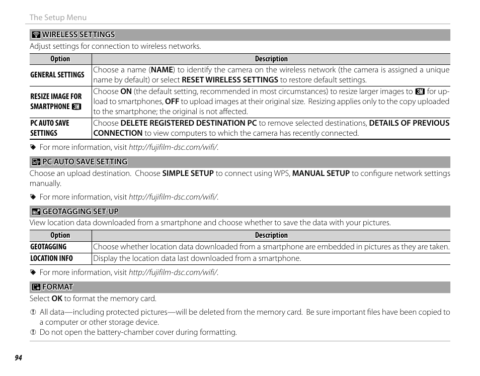 FujiFilm X-T1 User Manual | Page 110 / 152