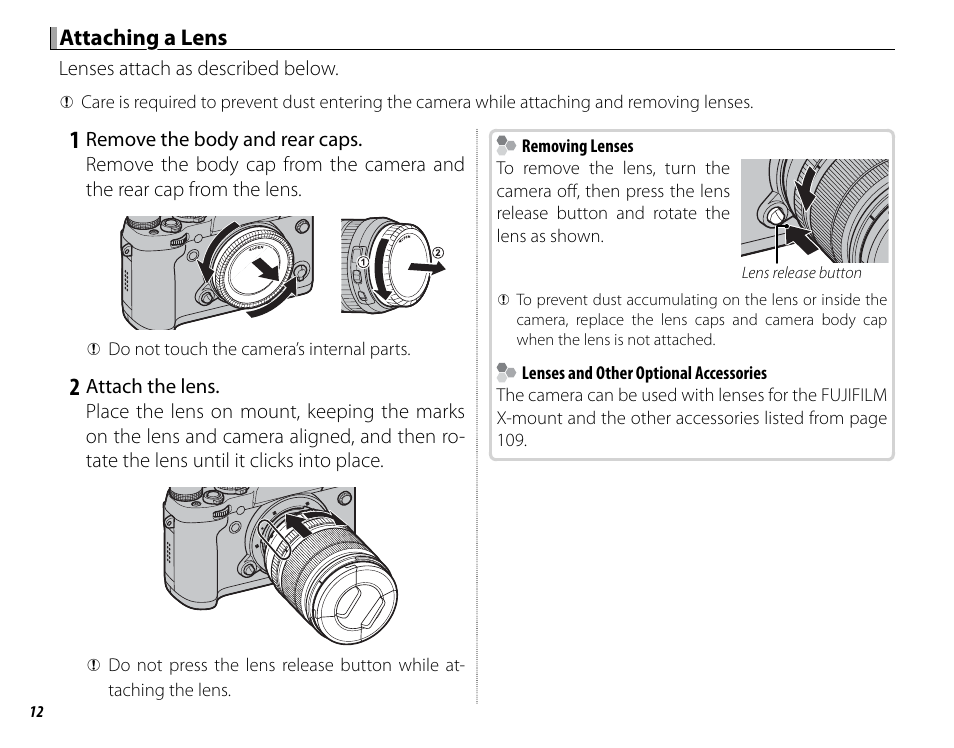 FujiFilm X-T1 User Manual | Page 28 / 152