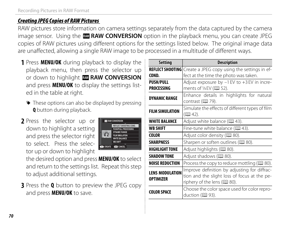 FujiFilm X-T1 User Manual | Page 86 / 152