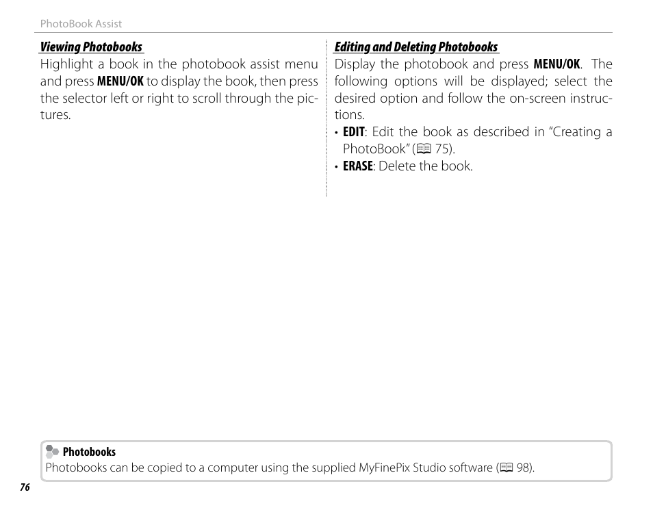 FujiFilm X-T1 User Manual | Page 92 / 152