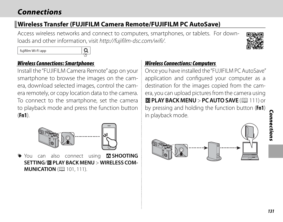 Connections | FujiFilm X100F User Manual | Page 147 / 188