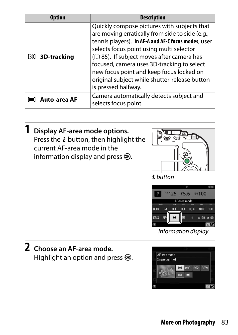 Nikon D5500 User Manual | Page 107 / 436