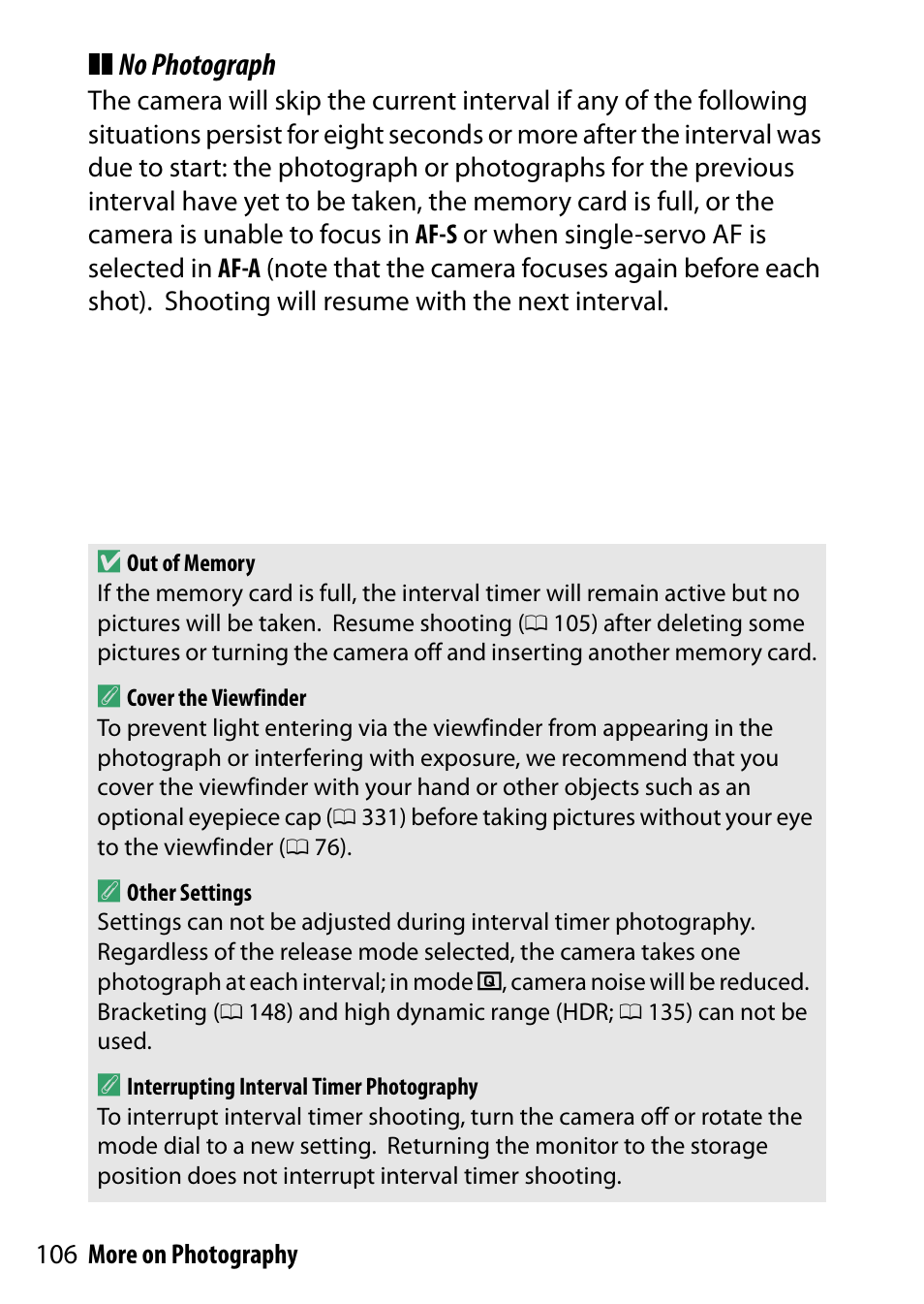 No photograph | Nikon D5500 User Manual | Page 130 / 436