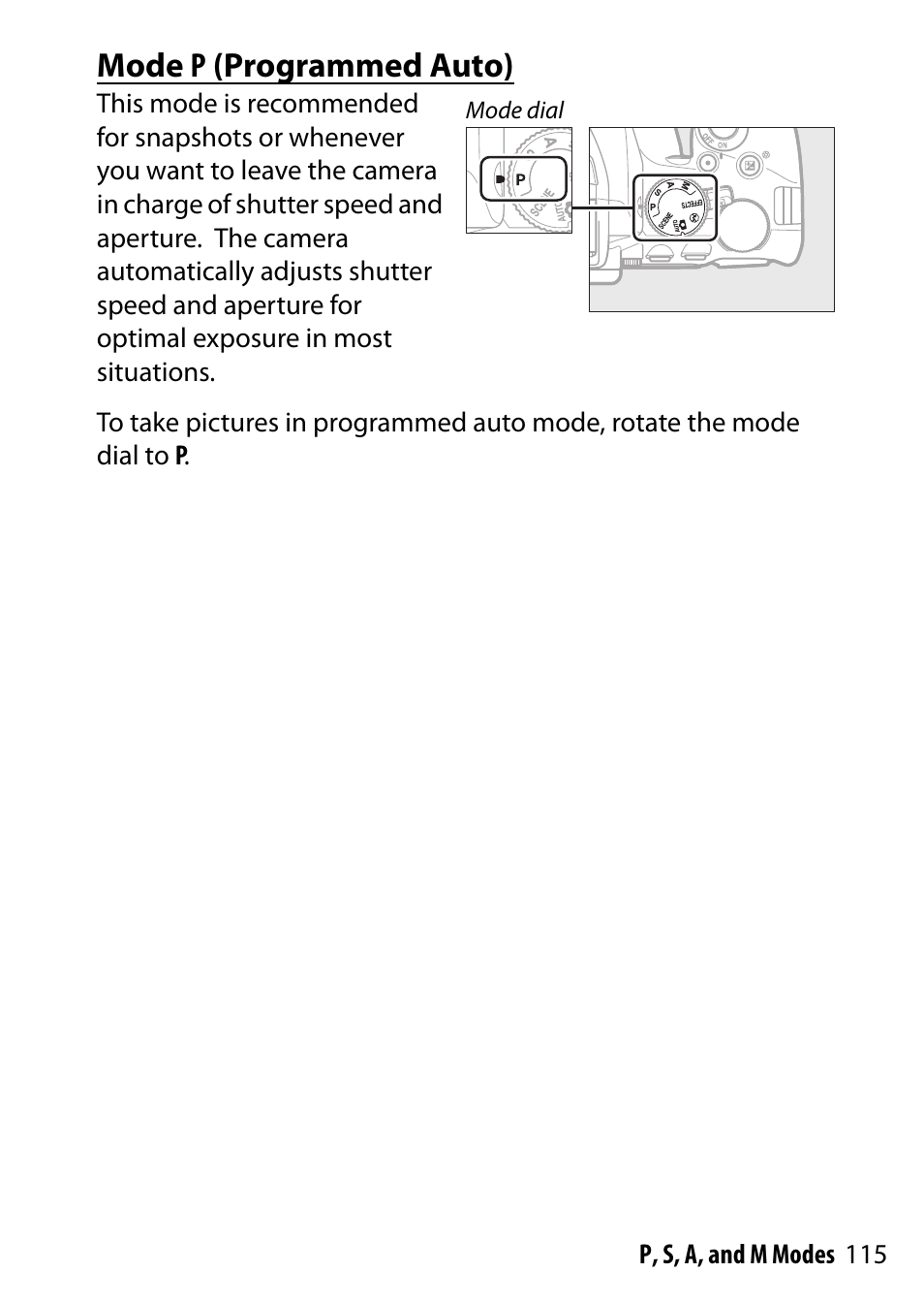 Mode p (programmed auto) | Nikon D5500 User Manual | Page 139 / 436