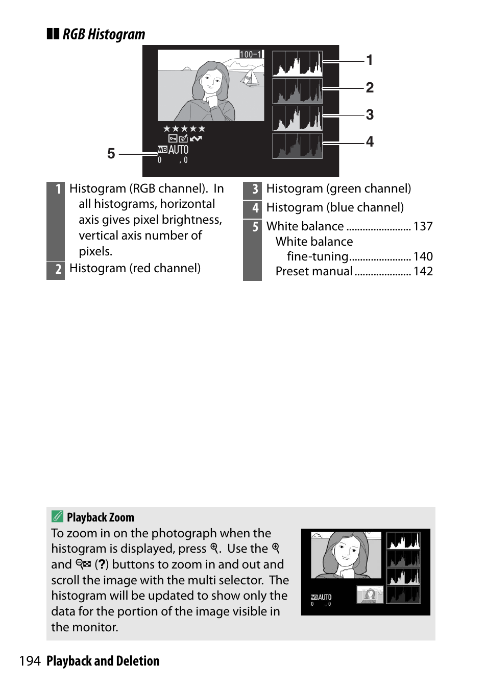 Rgb histogram | Nikon D5500 User Manual | Page 218 / 436