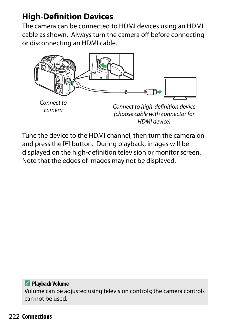 High-definition devices | Nikon D5500 User Manual | Page 246 / 436