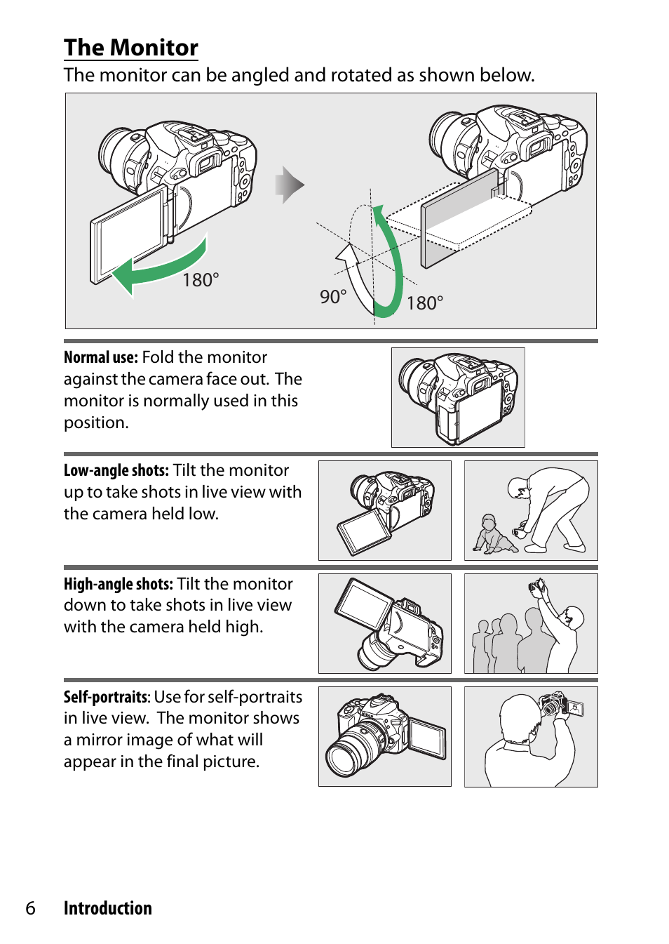 The monitor | Nikon D5500 User Manual | Page 30 / 436