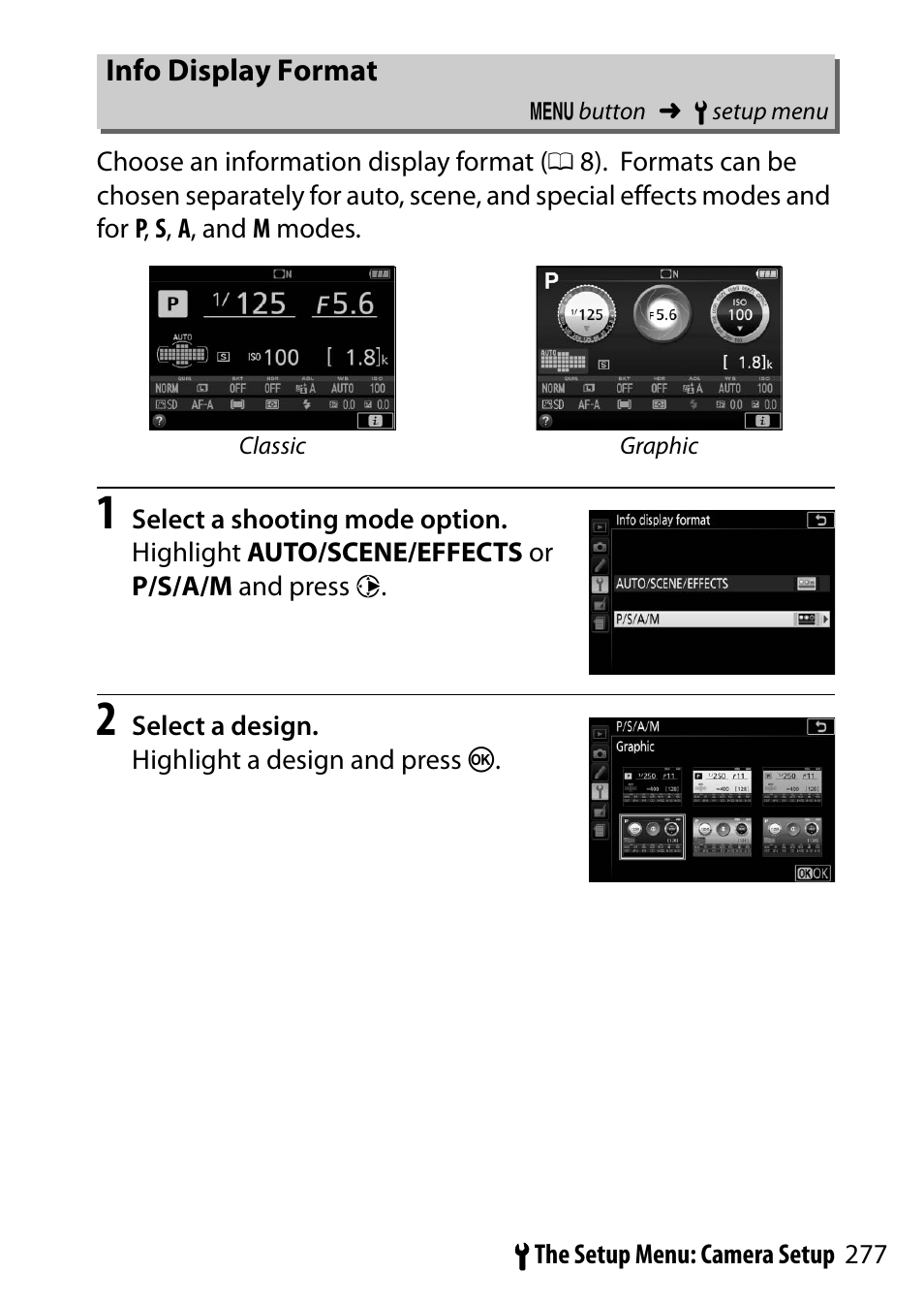 Info display format | Nikon D5500 User Manual | Page 301 / 436