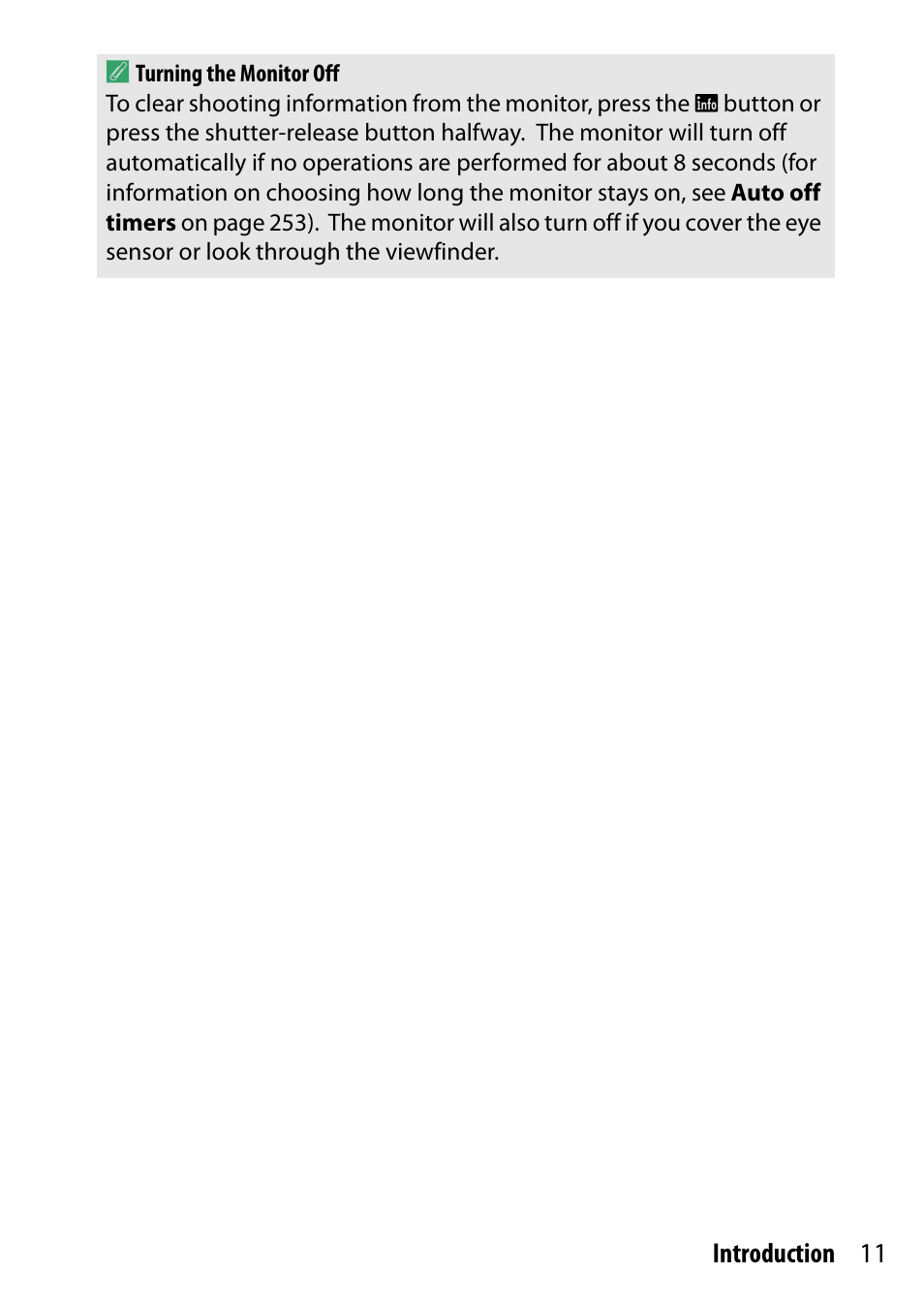 Nikon D5500 User Manual | Page 35 / 436
