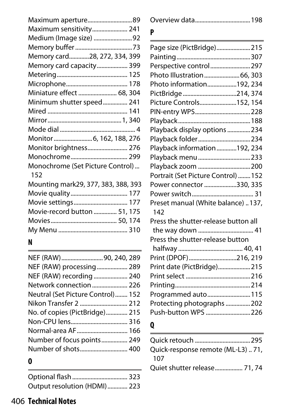 Nikon D5500 User Manual | Page 430 / 436