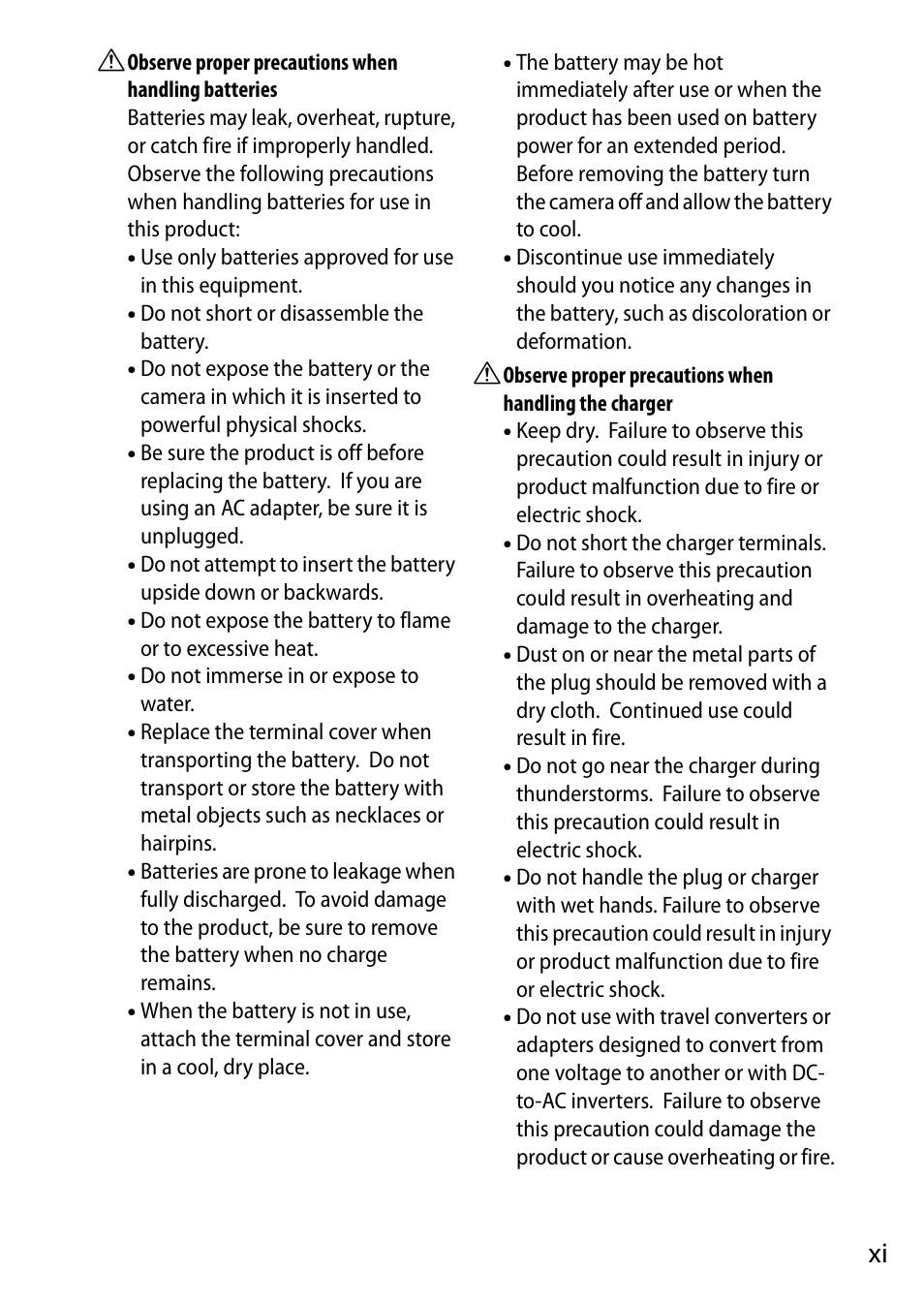 Xi a | Nikon D5500 User Manual | Page 13 / 156