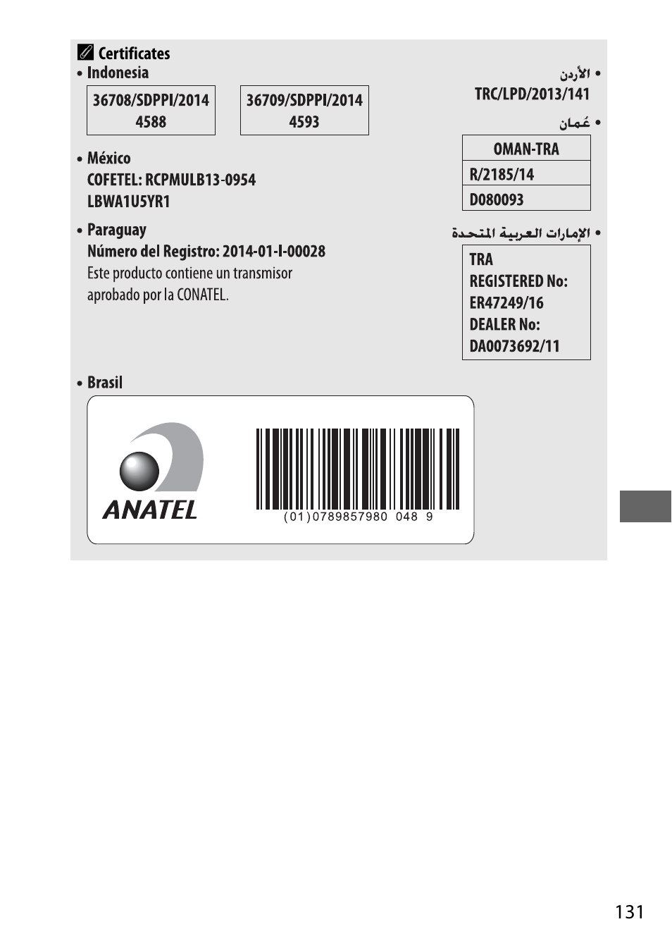 Nikon D5500 User Manual | Page 153 / 156