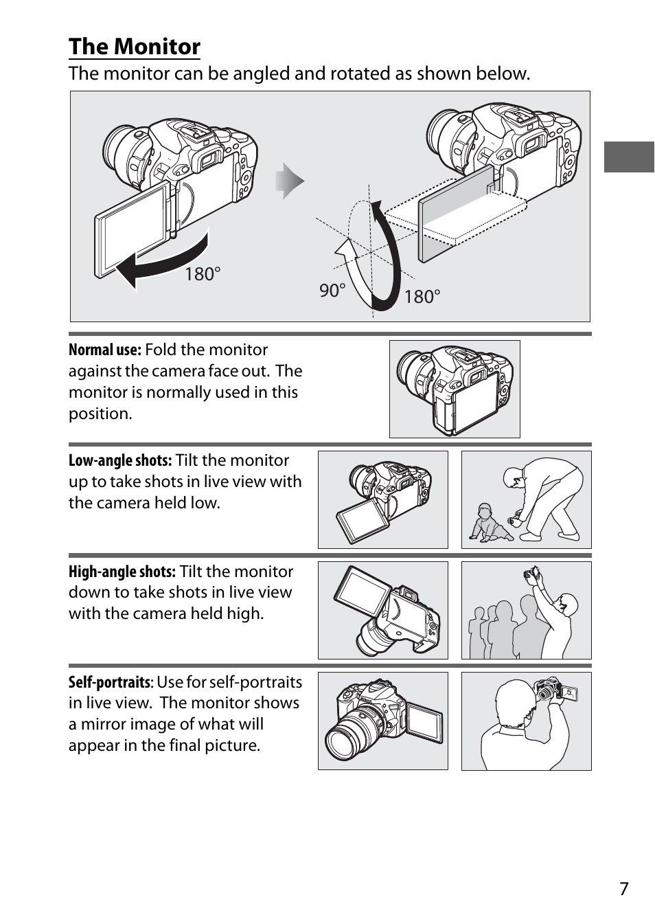 The monitor | Nikon D5500 User Manual | Page 29 / 156