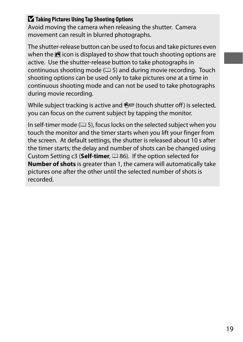 19 d | Nikon D5500 User Manual | Page 41 / 156