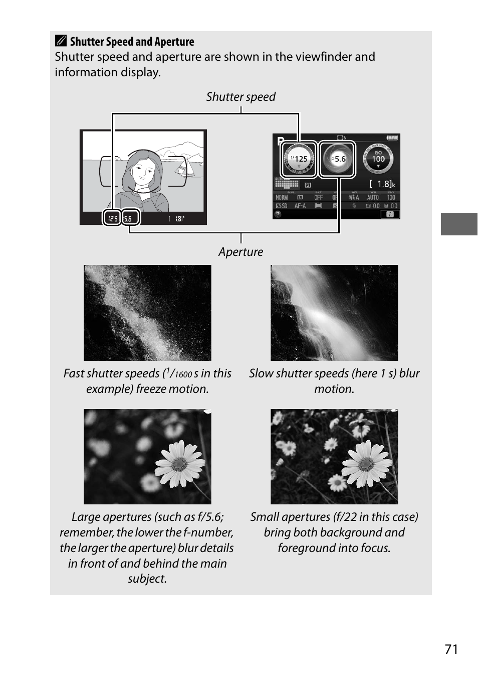 71 a | Nikon D5500 User Manual | Page 93 / 156