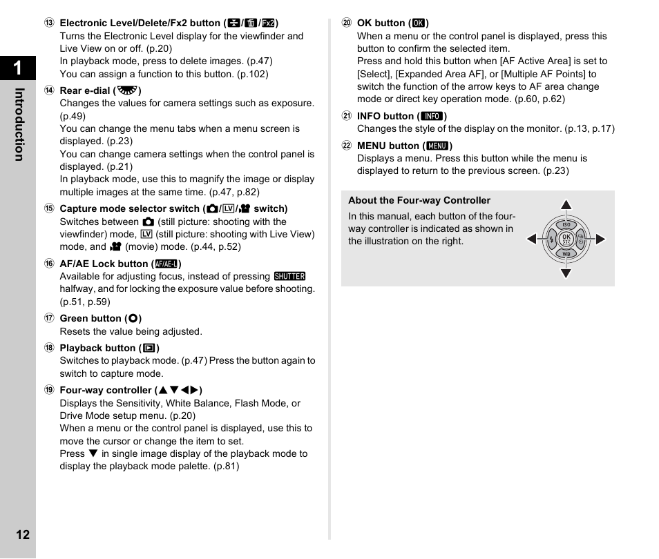 Ricoh Pentax КP User Manual | Page 14 / 148