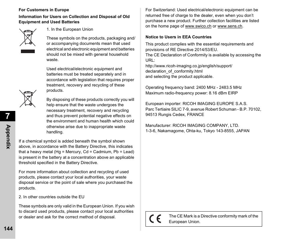 Ricoh Pentax КP User Manual | Page 146 / 148