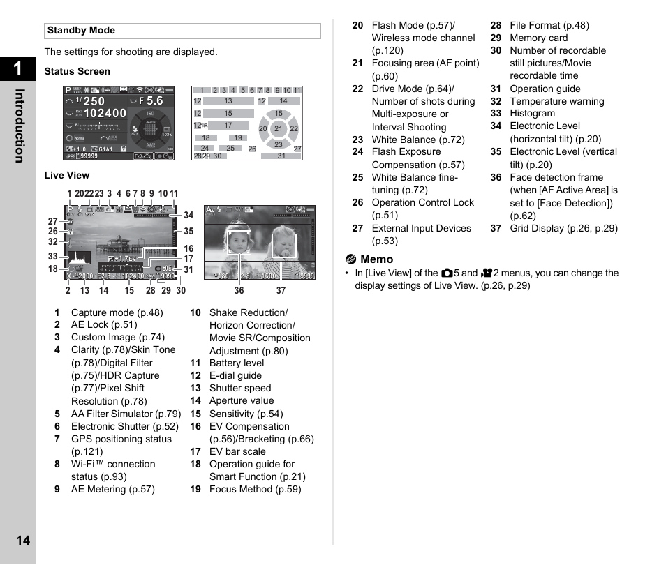 Ricoh Pentax КP User Manual | Page 16 / 148