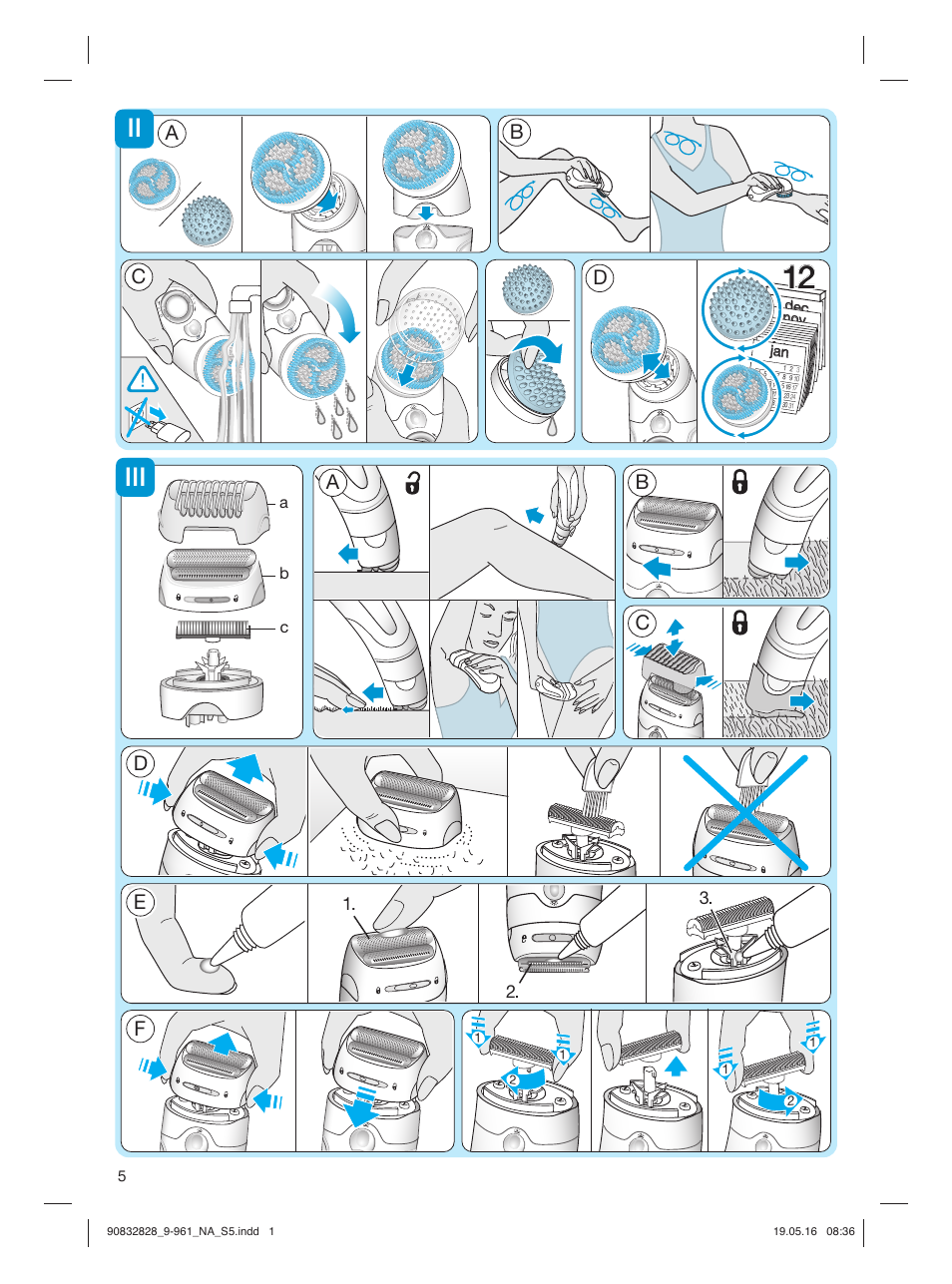 90832828_9-961_na_s5, Ii iii, Ae f | Ab c, March | Braun Silk-épil 9 SkinSpa  5377 User Manual | Page 4 / 21