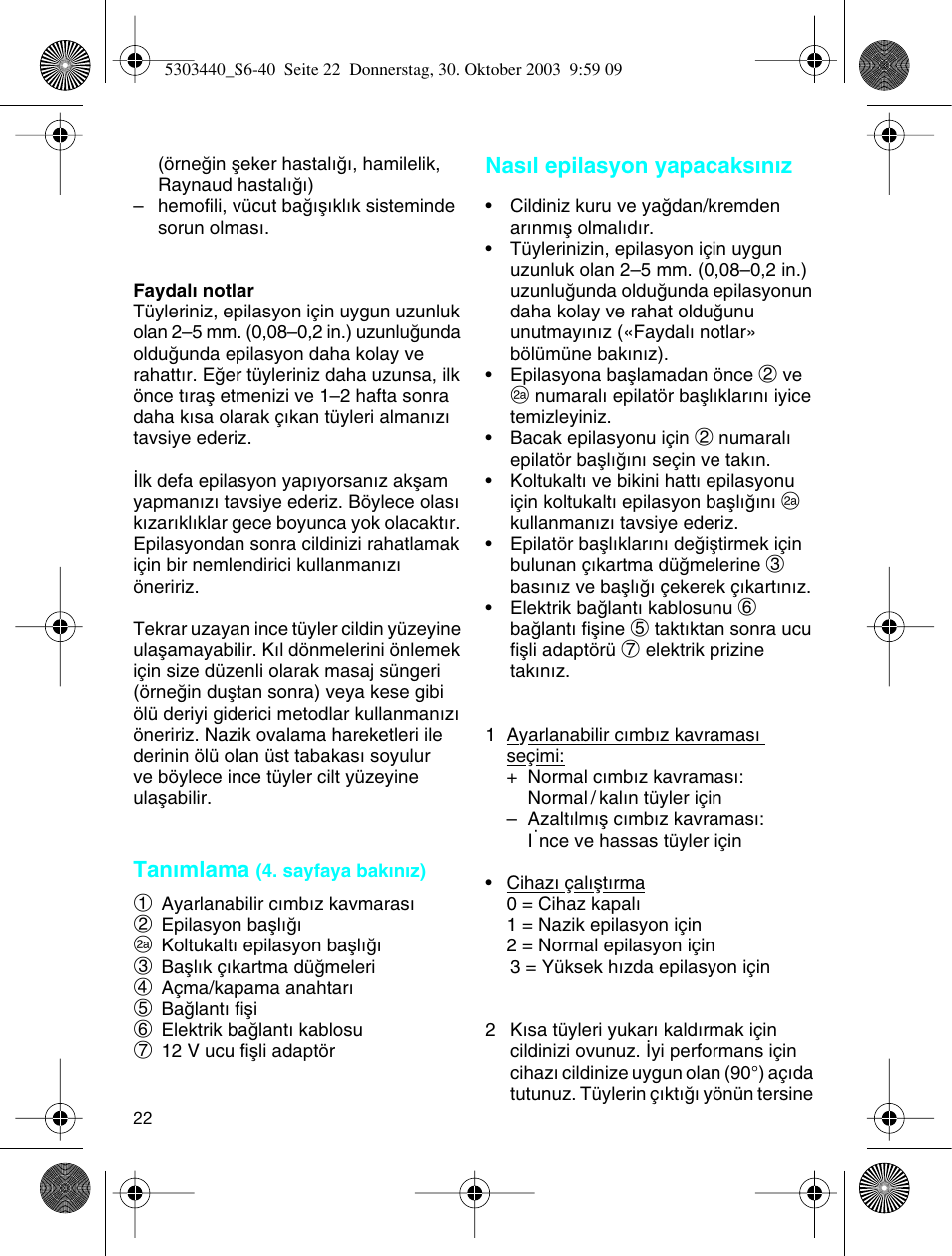 Braun Silk-épil SuperSoft User Manual | Page 21 / 42