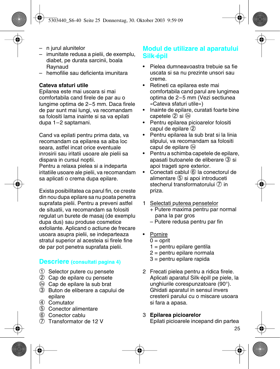 Braun Silk-épil SuperSoft User Manual | Page 24 / 42
