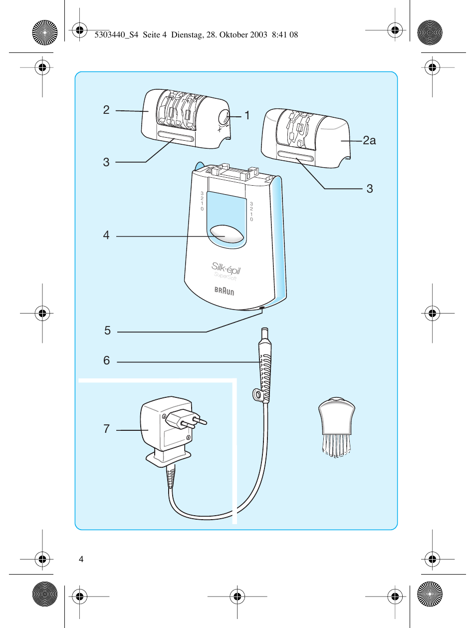 12a 5 6 | Braun Silk-épil SuperSoft User Manual | Page 3 / 42