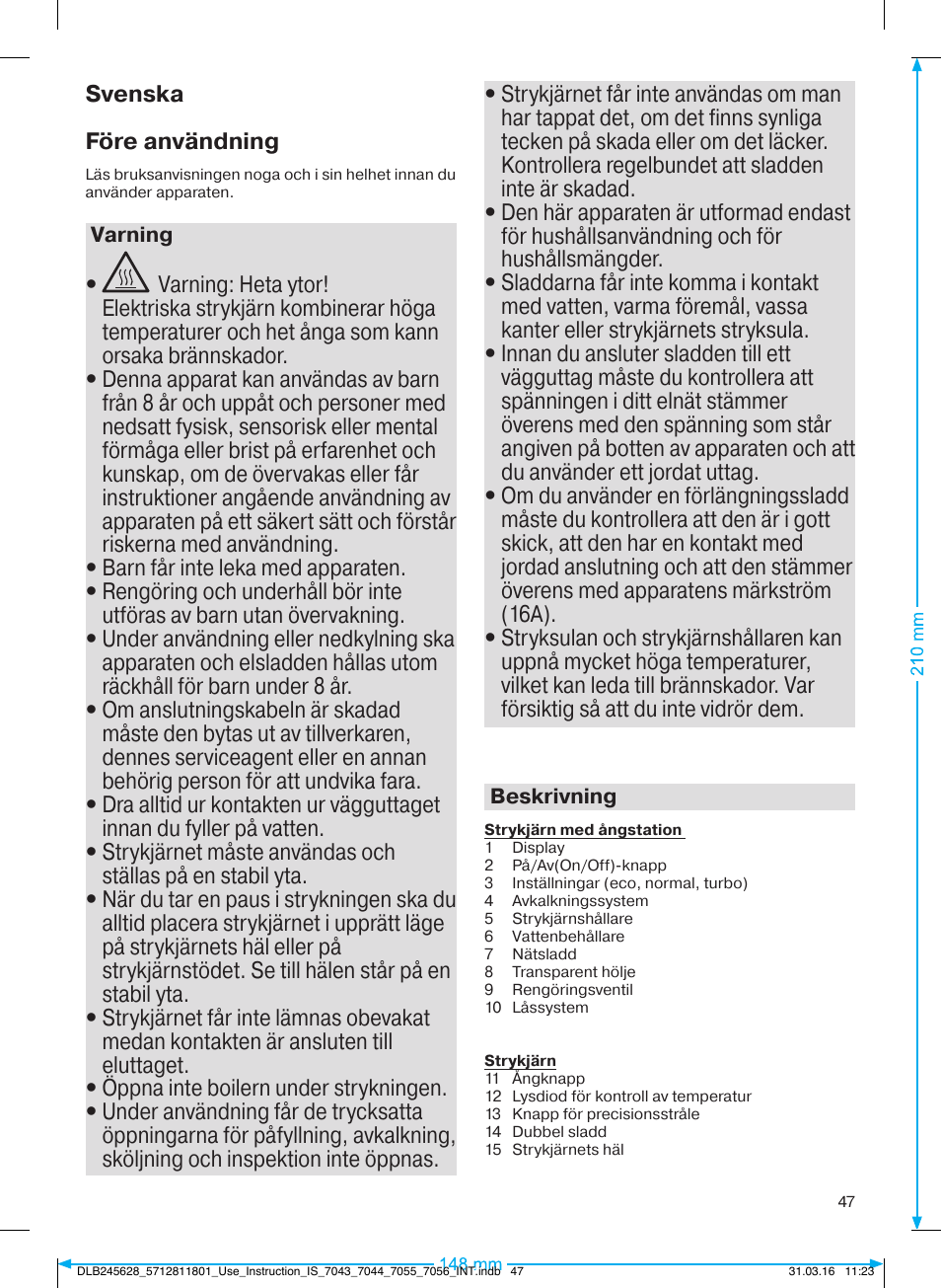 Braun CareStyle 7 Pro User Manual | Page 48 / 119