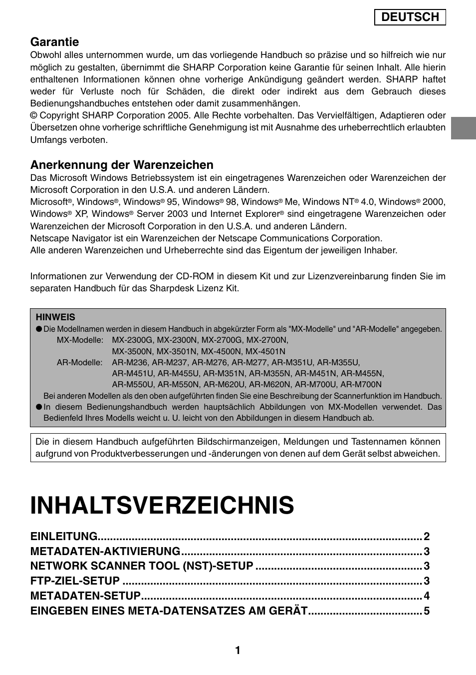 Sharp MX-M1055 User Manual | Page 21 / 112