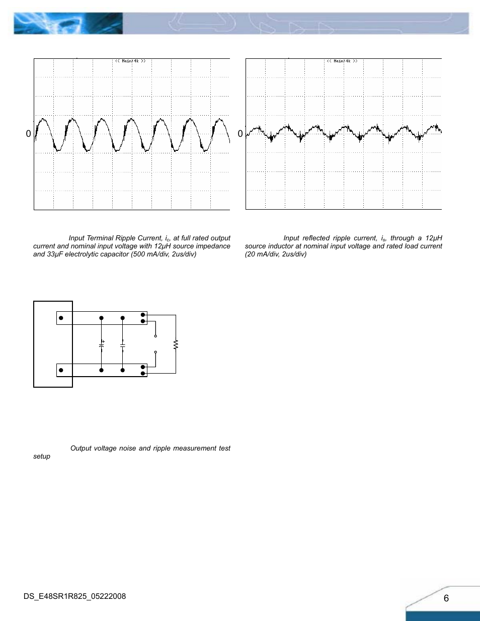 Electrical characteristics curves | Delta Electronics E48SR User Manual | Page 6 / 15