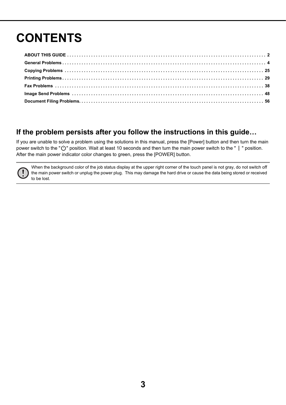 Sharp MX-6070N User Manual | Page 3 / 60