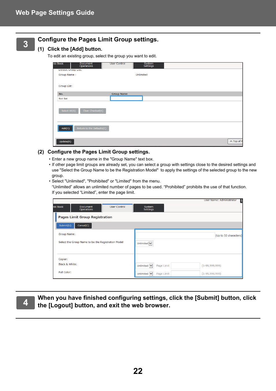 Sharp MX-6070N User Manual | Page 22 / 38