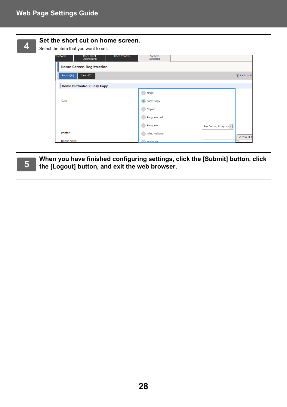 Sharp MX-6070N User Manual | Page 28 / 38