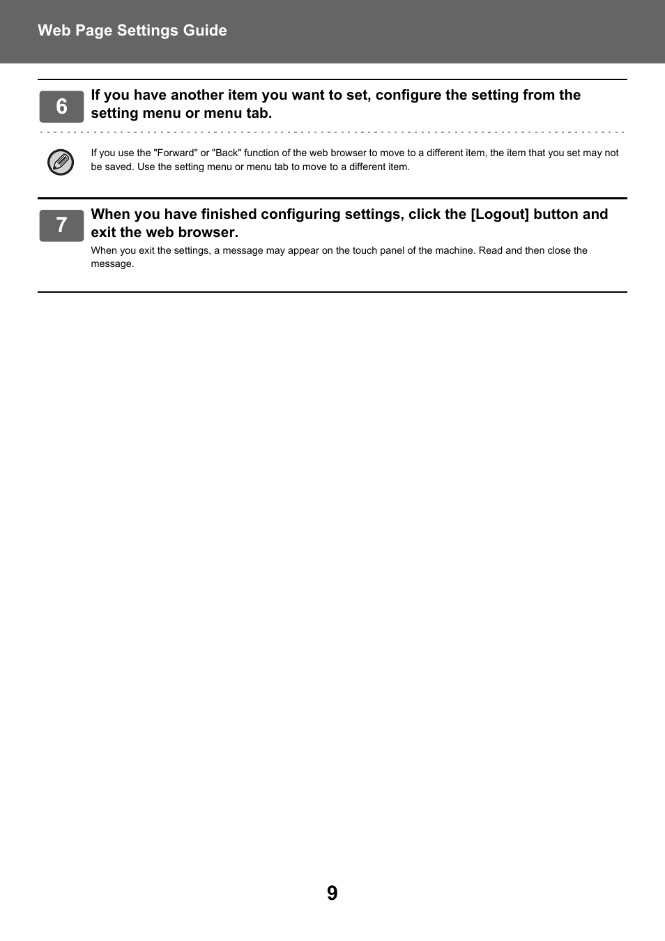 Sharp MX-6070N User Manual | Page 9 / 38