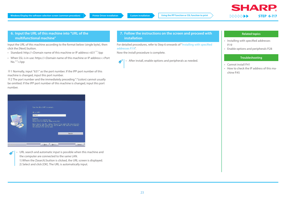 Sharp MX-6070N User Manual | Page 23 / 46