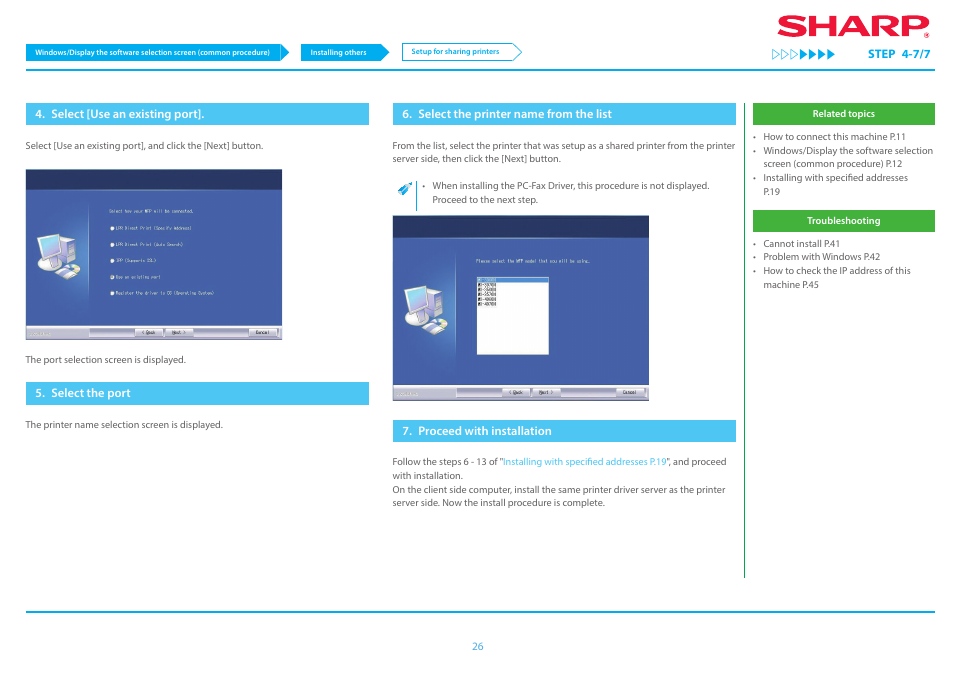 Sharp MX-6070N User Manual | Page 26 / 46