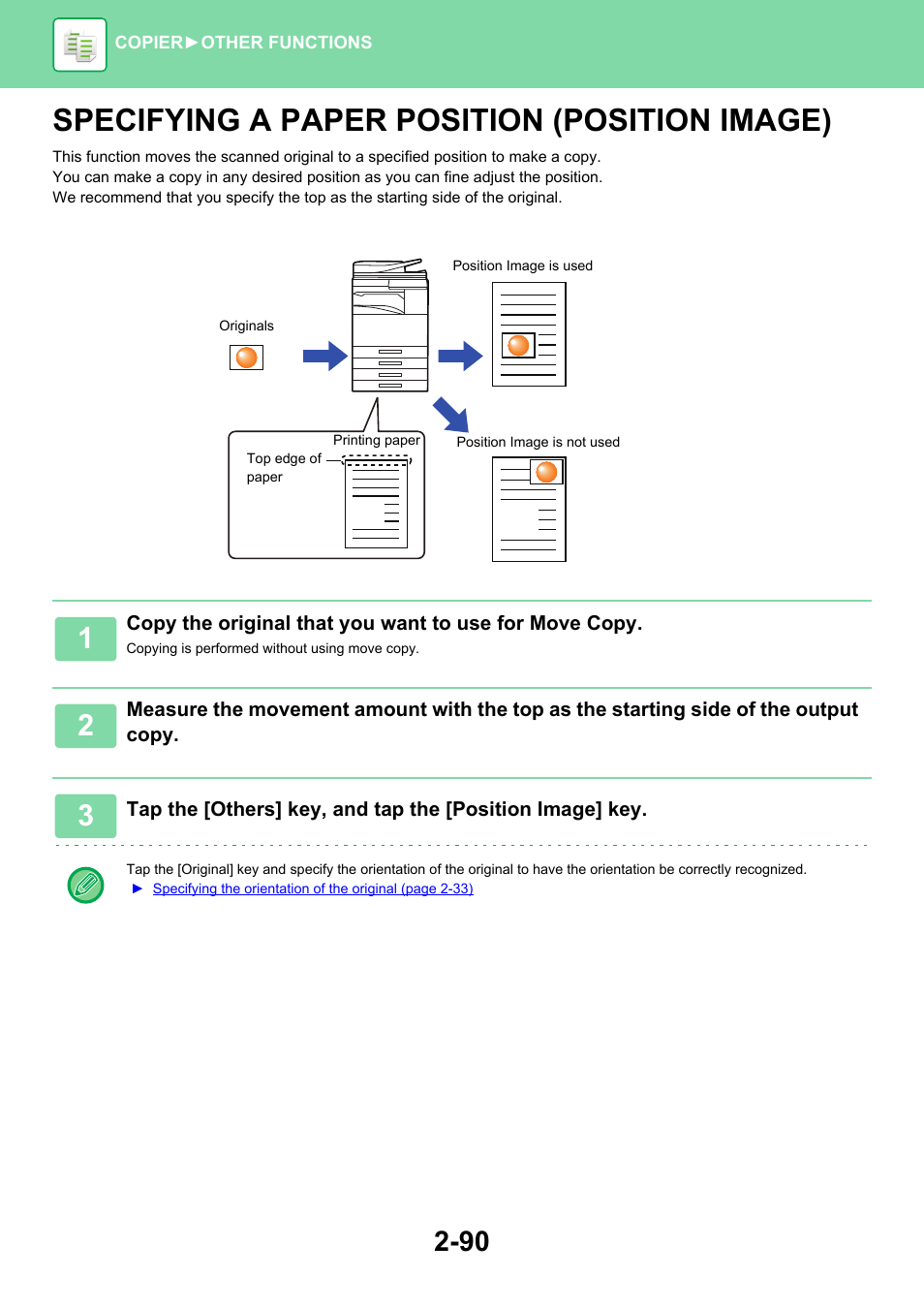 Specifying a paper position (position, Image) -90, Specifying a paper position (position image) | Sharp MX-6070N User Manual | Page 254 / 935